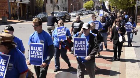 Blue Lives Matter Protest