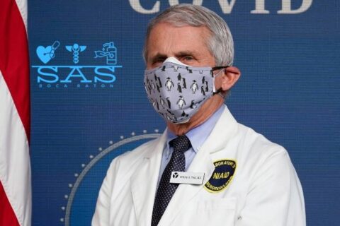 Dr. Fauci Wearing Face Mask